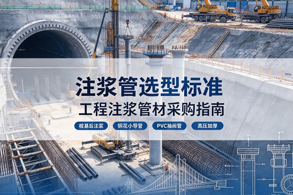 九江注浆管选型标准