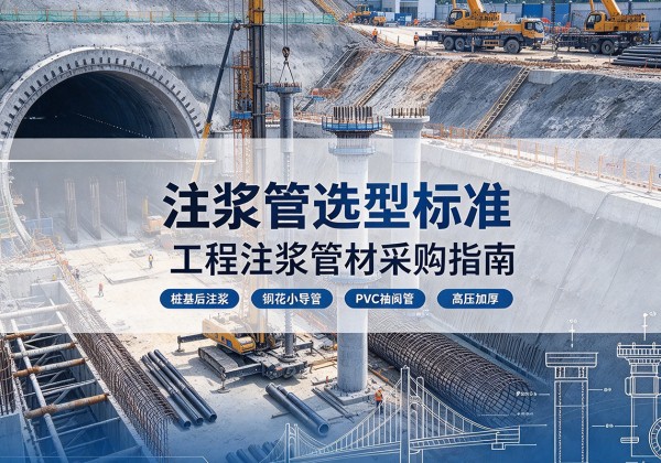 九江注浆管选型标准